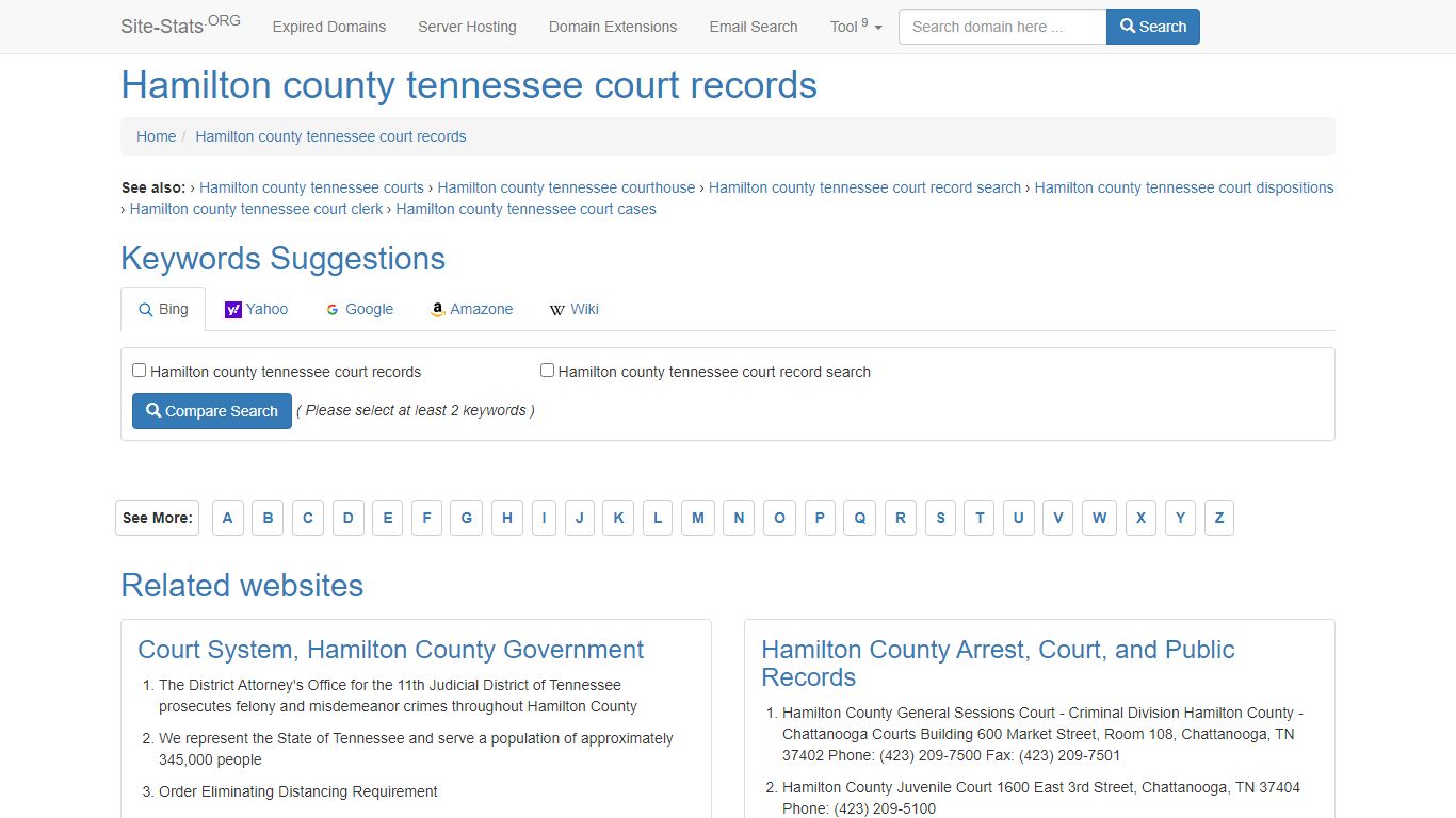 Hamilton county tennessee court records